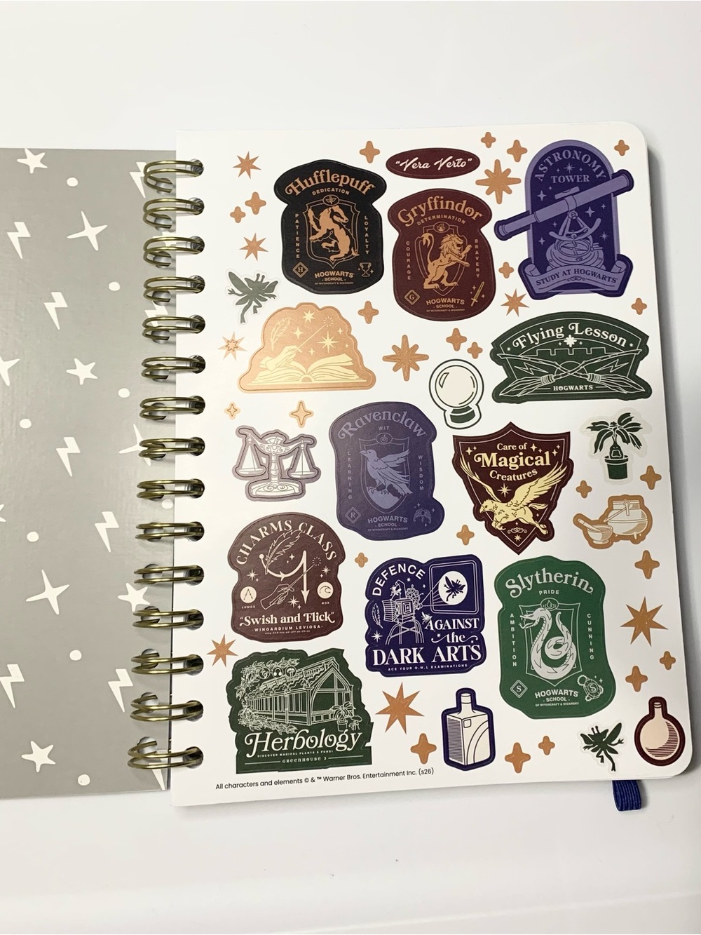 Harry Potter Yoobi Potions Class Journal Notebook NEW Stickers Included 6” x 8” - Picture 3 of 6